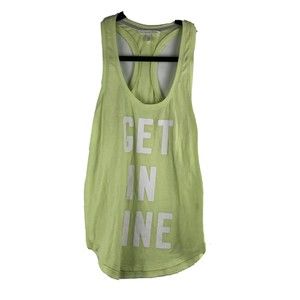 Victorias Secret Womens Racer Back Tank Top Size XS “Get In Line”